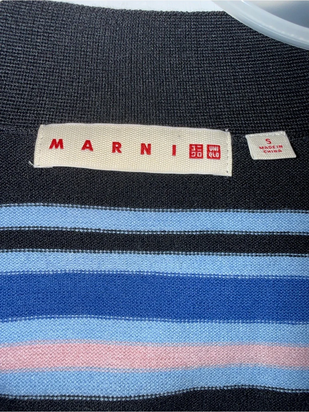 Marni x UNIQLO Two Piece Set Striped Knit Cardigan + Skirt Size S